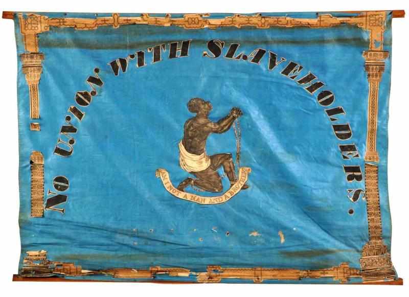 Appraisal: Framed No Union with Slave Holders Banner Circa s Framed