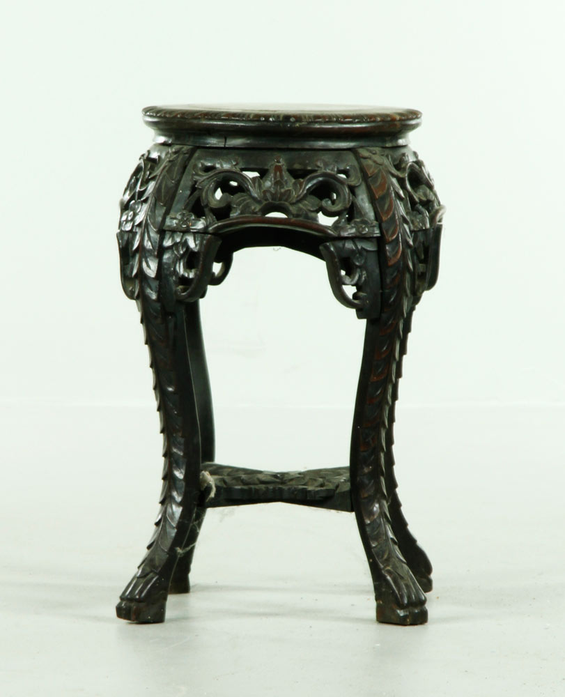 Appraisal: - Chinese Marble Top Tabouret Marble top tabouret China h