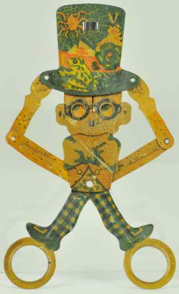 Appraisal: HAROLD LLOYD SCISSOR TOY Die-cut tin scissor-hand held and operated