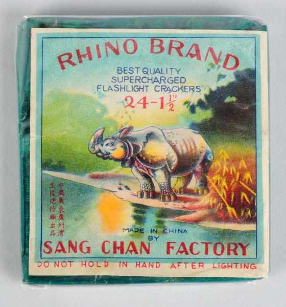 Appraisal: Rhino Brand -Pack Firecrackers Class Manufactured by Sang Chan May