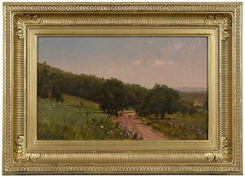 Appraisal: T Worthington Whittredge American - Near Bernardsville New Jersey signed