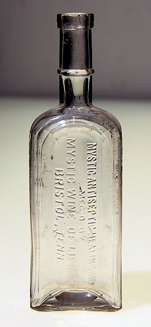 Appraisal: Bristol Tennessee Va Bottle Exclusive on Bidsquare Mystic Antiseptic Healing