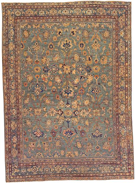 Appraisal: A Mahal rug Central Persia late th century size approximately