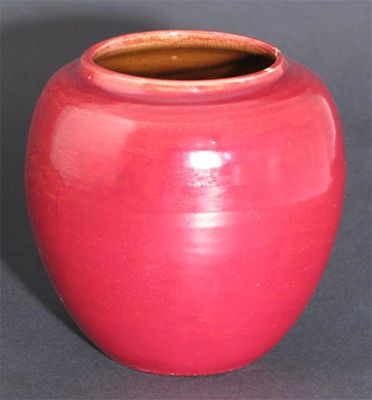 Appraisal: A Mortlake Pottery vase by George Cox shouldered form covered