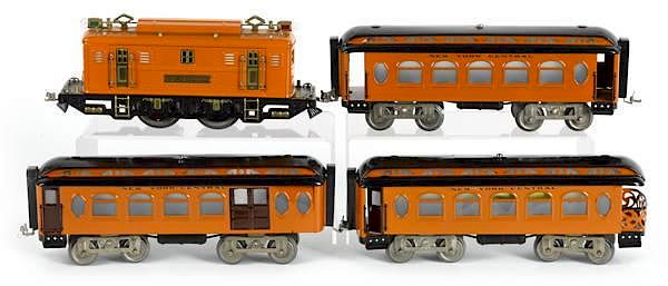 Appraisal: Lionel standard gauge four-piece train set to in Lionel standard