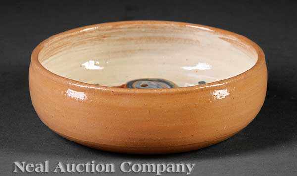 Appraisal: A Shearwater Art Pottery Bowl c decorated by Walter Anderson