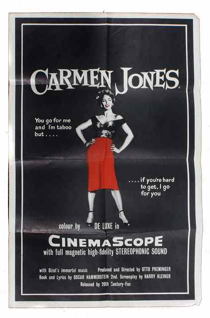 Appraisal: CARMEN JONES th Century Fox opera directed by Otto Preminiger