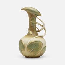 Appraisal: Riessner Stellmacher Kessel Amphora pitcher Austria c glazed and gilt