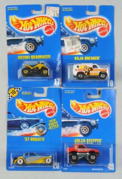 Appraisal: Lot of Mattel Hot Wheels Blue Card Vehicles Description Includes