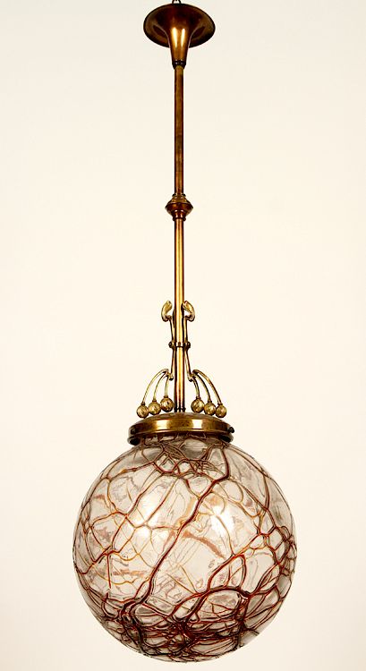 Appraisal: AUSTRIAN GLOBE FORM CHANDELIER CIRCA An Austrian globe form chandelier