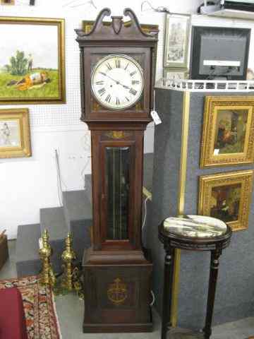 Appraisal: Mahogany Grandfathers Clock '' tall classic form working