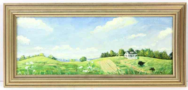 Appraisal: Sam Shelby VA ''Landscape at Blackstone VA''oil on canvas signed