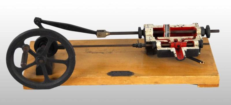 Appraisal: Horizontal Steam Engine Demonstration Model Description Marked on a name