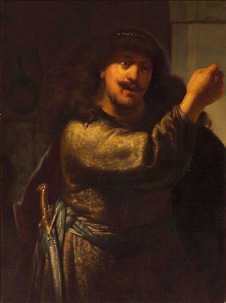 Appraisal: After Rembrandt Harmensz van Rijn Samson accusing his father-in-law oil