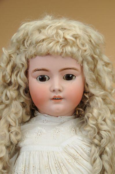 Appraisal: Large Handwerck Child with Extension Wig Germany ca bisque socket