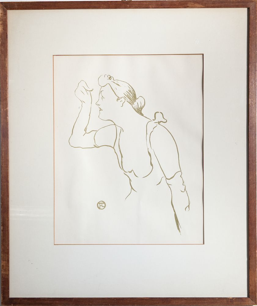 Appraisal: Henri de Toulouse Lautrec Paula Brebion Lithograph Henri de Toulouse