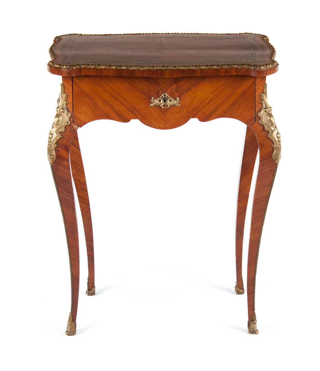 Appraisal: Napoleon III inlaid kingwood side table fourth quarter- th century