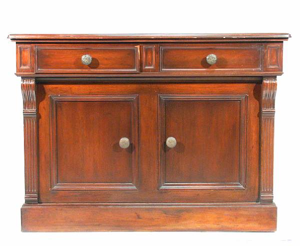 Appraisal: An Italian Renaissance style mahogany sideboard th century restorations height