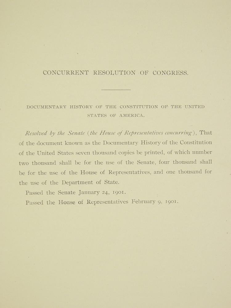 Appraisal: CONSTITUTIONAL HISTORY - vol set 'Documentary History of the Constitution