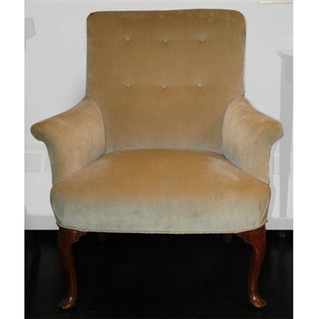 Appraisal: George III Style Mahogany Armchair Estimate -