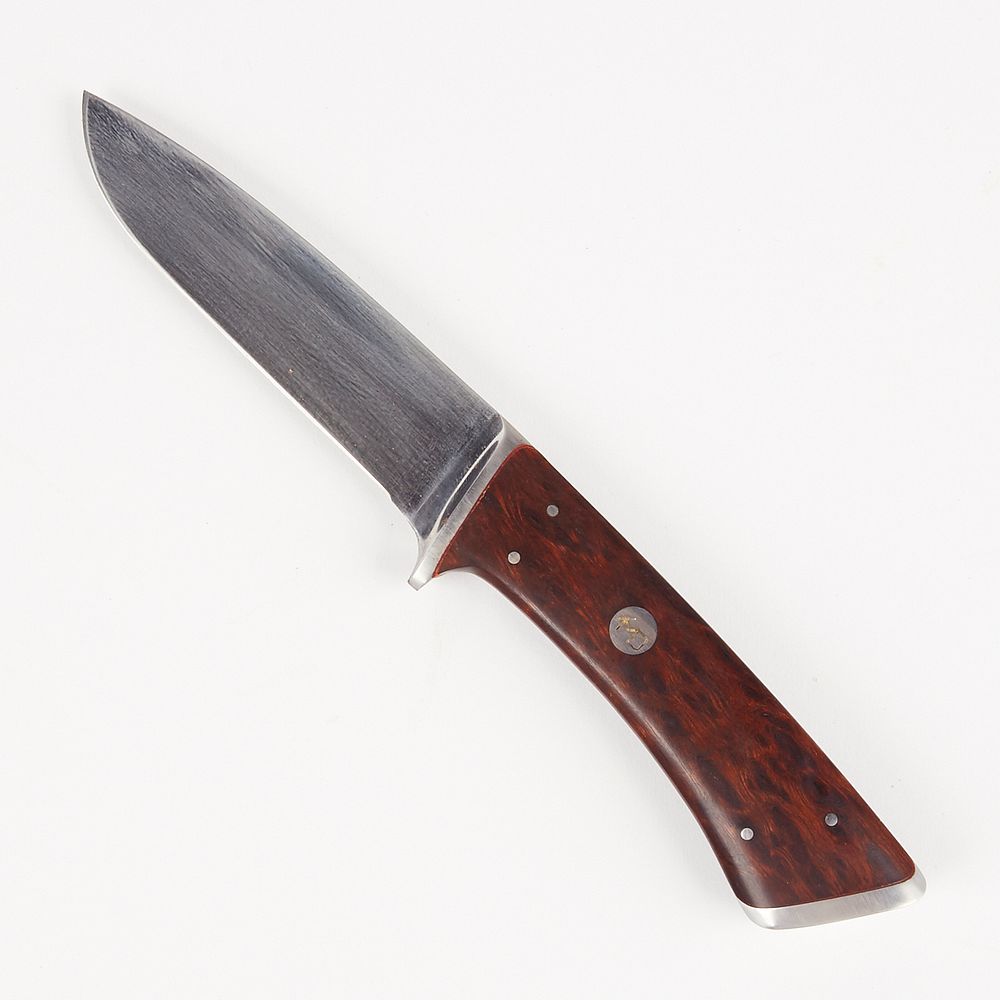 Appraisal: Ted Dowell Steel Knife Ted Dowell d Steel knife with