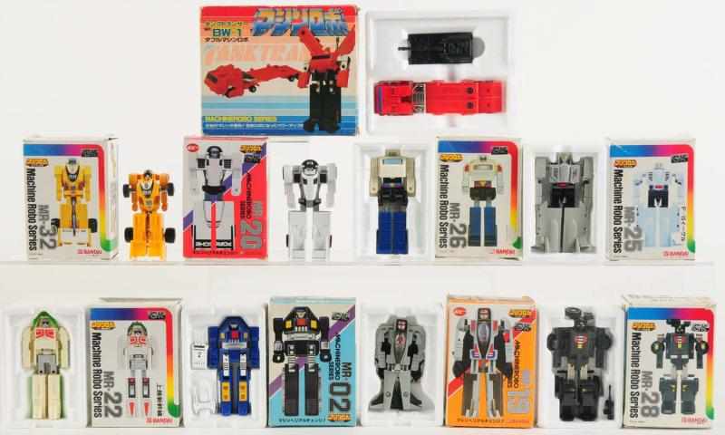 Appraisal: Assorted Machine Robo Lot Takara M R lot featuring a