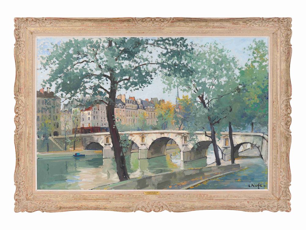 Appraisal: Constantin Kluge French Russian - Le Pont Marie Constantin Kluge