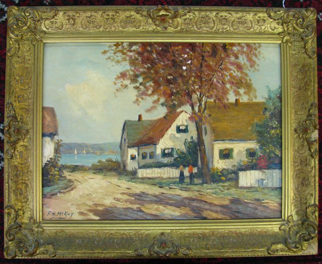 Appraisal: Francis H McKay American b x Oil on Board Signed