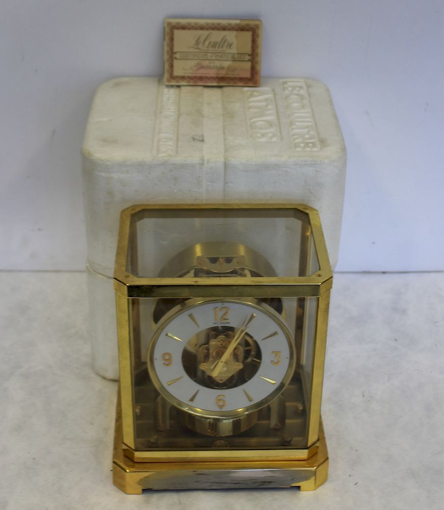 Appraisal: Le Coultre Atmos Clock Serial Le Coultre Atmos clock Front