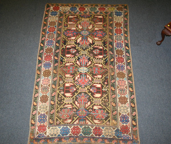 Appraisal: Semi antique area rug x