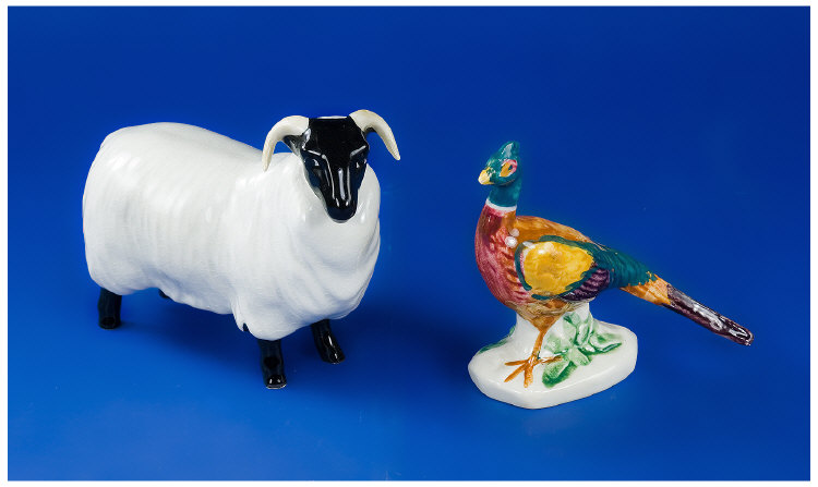 Appraisal: Beswick Black Faced Sheep Model No Designed By Mr Garbet