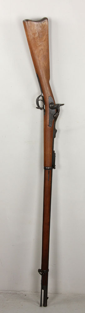 Appraisal: - Springfield Wooded Trapdoor Rifle Springfield wooded trapdoor rifle eagle