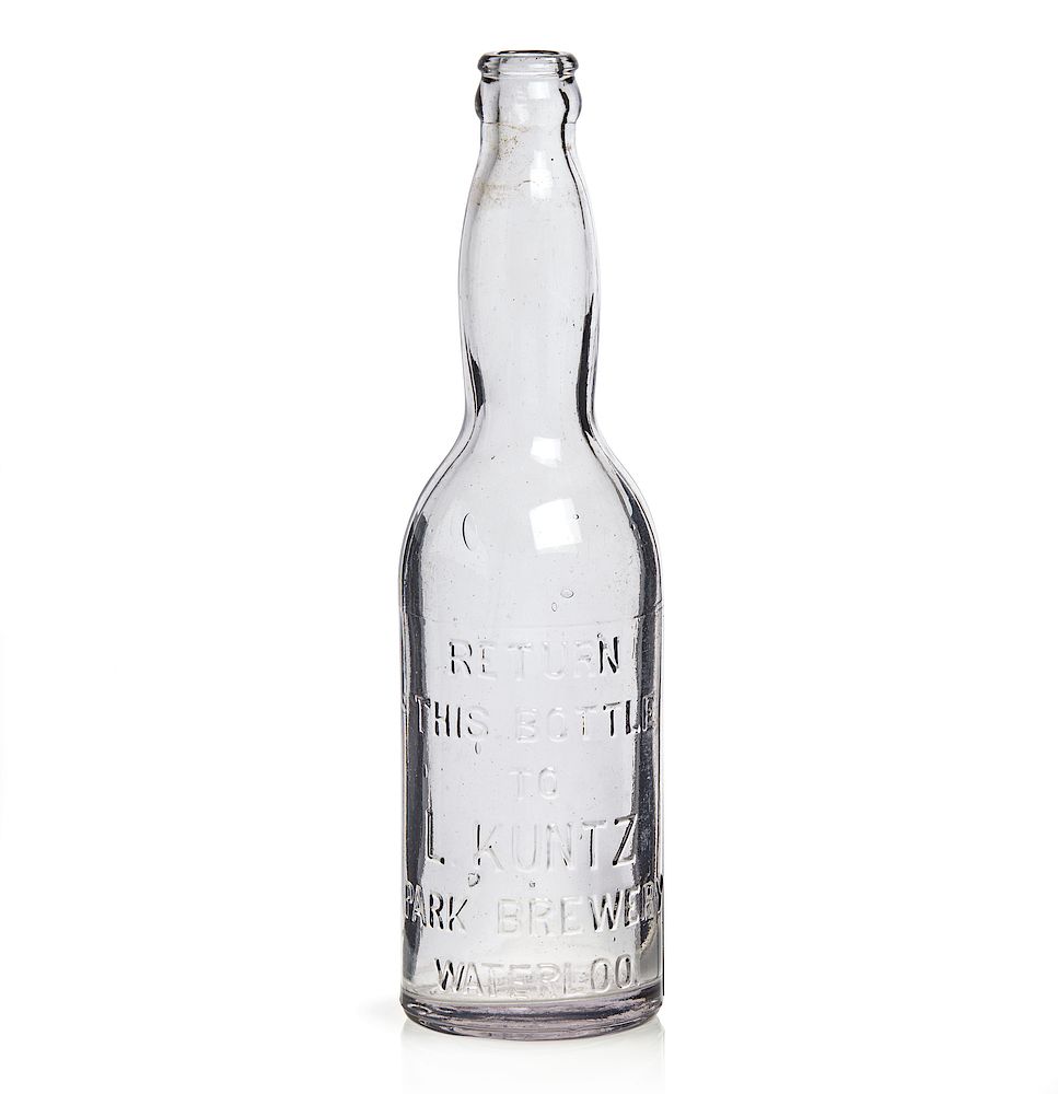 Appraisal: Kuntz Beer Bottle Glass beer bottle from Kuntz Brewery Ltd