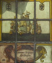 Appraisal: A Fine Dutch Stained Glass Commemorative Panel ca th Century