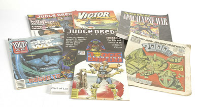 Appraisal: AD Judge Dredd and other mixed Comics and Books -