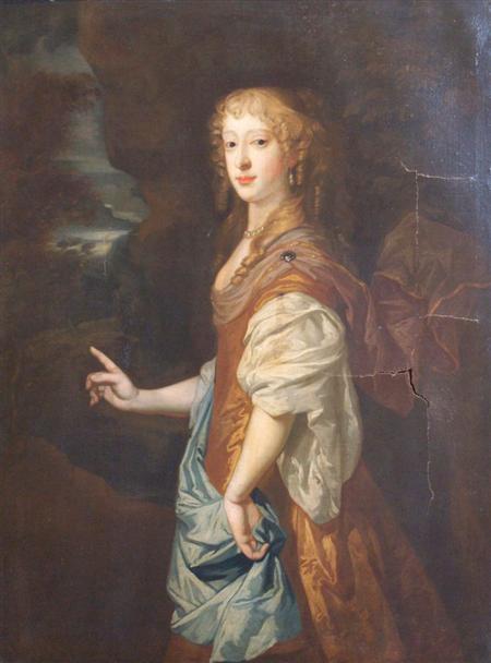 Appraisal: School of Peter Lely Portrait of a Lady in a