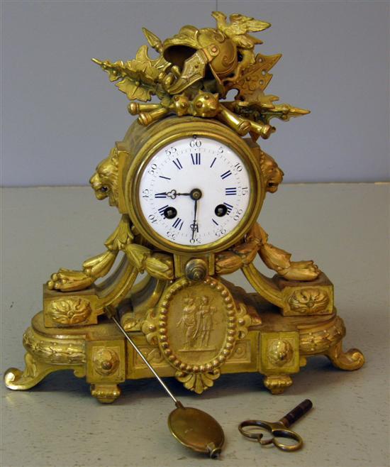 Appraisal: th century French gilt metal clock finial in the form