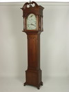 Appraisal: TALL CLOCK - American Chippendale walnut cased tall clock dial