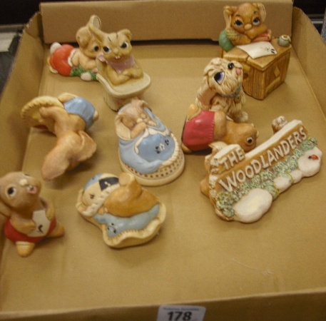 Appraisal: Collection of Pendelfin figures comprising Pieface Poppet Snuggles X Rolly