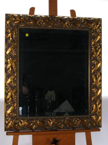 Appraisal: DeNunzio decorator wall mirror hand carved frame '' x ''