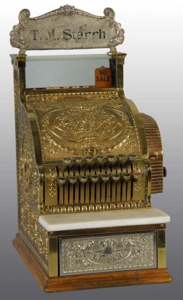 Appraisal: Brass Bronze National Cash Register Description Working Attributed to the