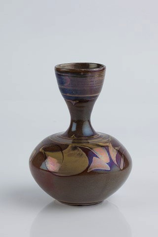 Appraisal: Alan Caiger-Smith British b Vase lustre decorated with abstract brushwork