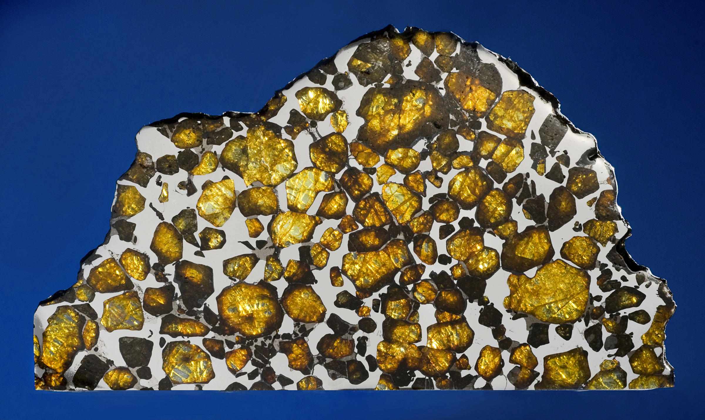 Appraisal: Imilac - Spectacular Partial Slice of a Meteorite with Gemstones