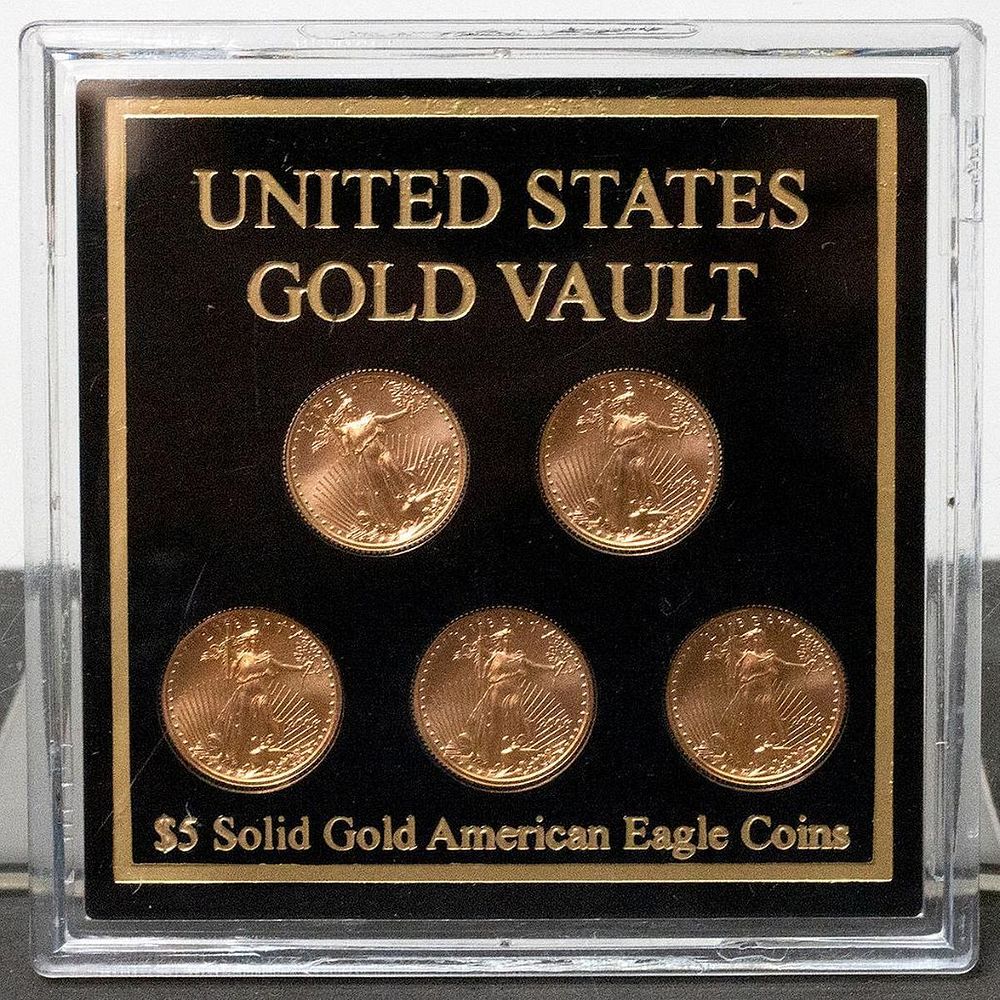 Appraisal: Five OZ American Eagle Gold Coin Uncirculated Five OZ American