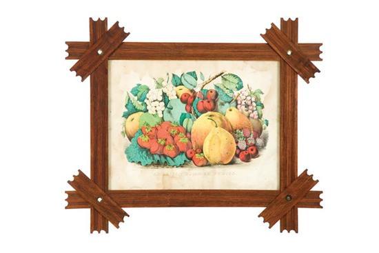 Appraisal: LITHOGRAPH BY CURRIER IVES Handcolored print American Summer Fruits C