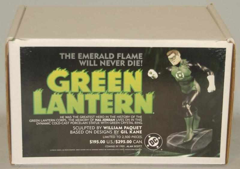 Appraisal: DC Green Lantern Statue in Box Porcelain Sculpted by William