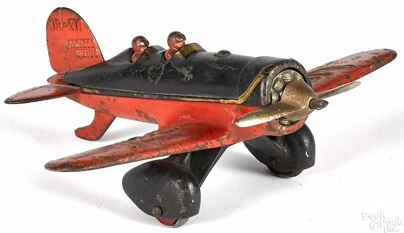 Appraisal: Hubley cast iron Lindy NR- airplane Hubley cast iron Lindy