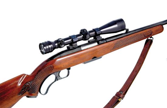 Appraisal: Winchester Model Centennial Model lever action sporting rifle circa round