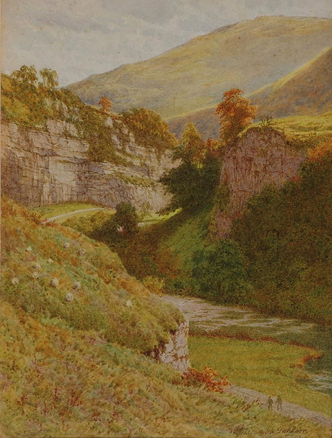 Appraisal: WILLIAM BISCOMBE GARDNER c - 'Millers Dale Derbyshire Looking towards