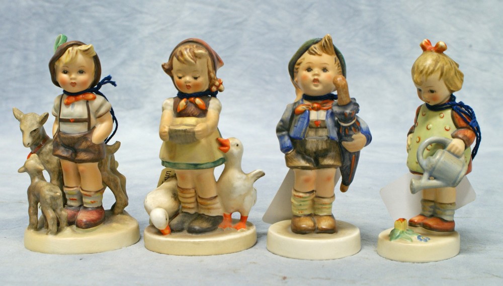 Appraisal: Hummel figurines Little Gardener Hum Little Goat Herder Hum some